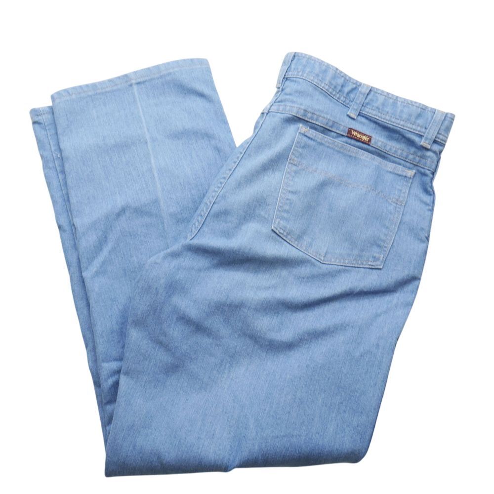 Wrangler Jeans Mens 36x32 Blue Denim Relaxed Fit Straight‎ Leg Casual Pants